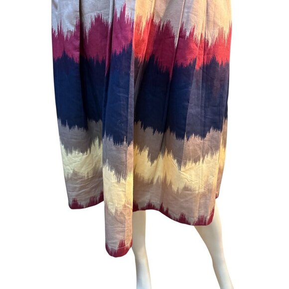 Anthropologie Corey Lynn Calter Strapless Painted Stripe Dress Size 4, EUC - Picture 2 of 6